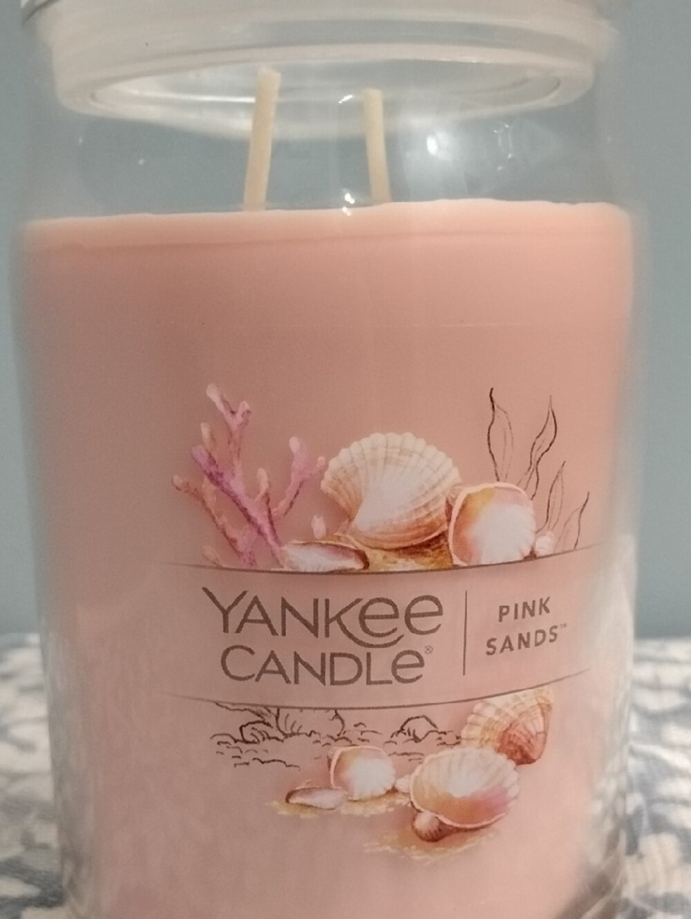 New 🩷 Yankee Candle Pink Sands Soft Pink Jar Candle 🕯️ 20 Oz - Picture 5 of 5